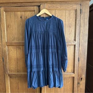 Crochet Long Sleeve Mini Dress or Tunic